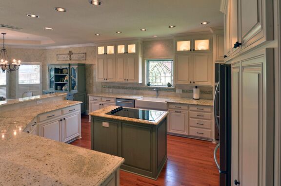 kitchen remodel with awesome island